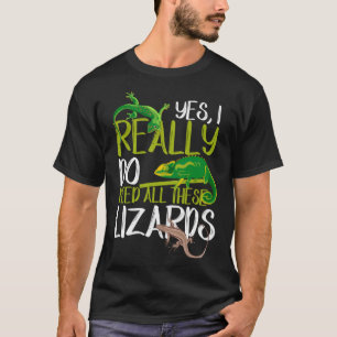 Camiseta Necesita todos los lagartos Reptile Leopard Gecko 