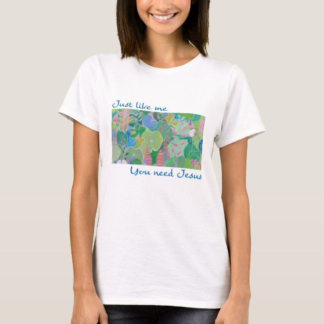 Camiseta Necesitamos a Jesús (Anverso)