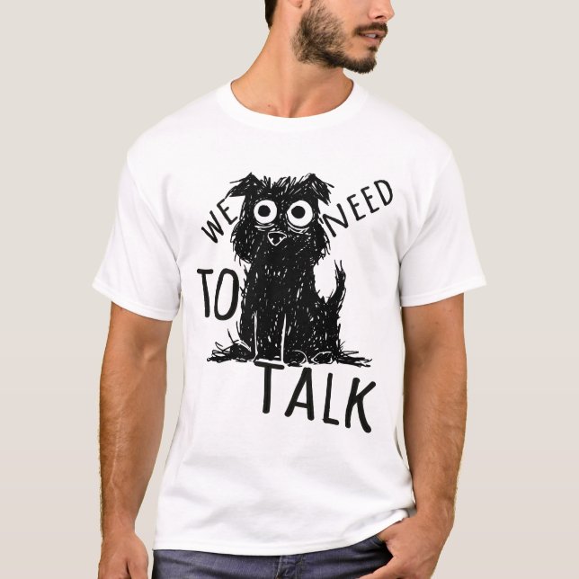 Camiseta Necesitamos hablar (Anverso)