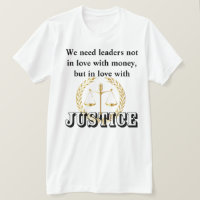 Necesitamos líderes enamorados de la JUSTICIA y la