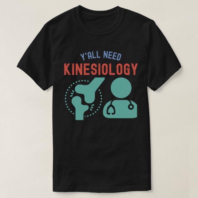 Camiseta Necesitan Kinesiología, Kinesiología Mayor (Diseño del anverso)