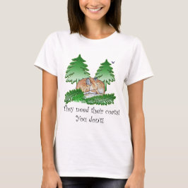 Camiseta ¡Necesitan sus capas! Fox anti de la piel