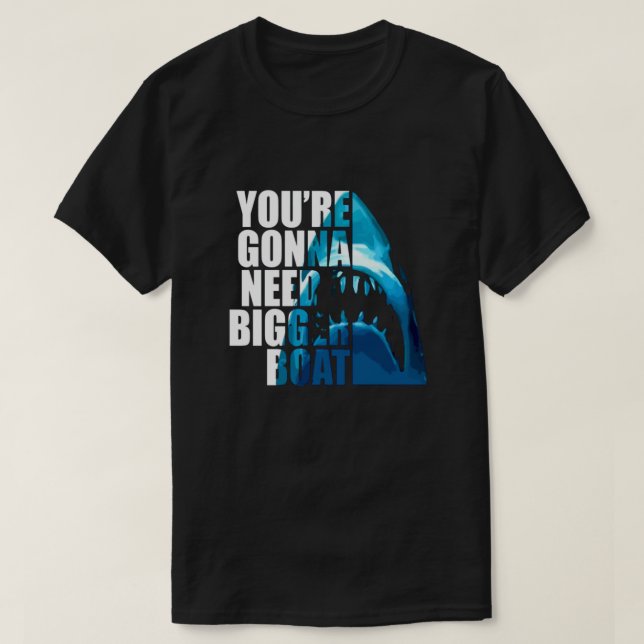 Camiseta Necesitarás un barco más grande esencial (Diseño del anverso)