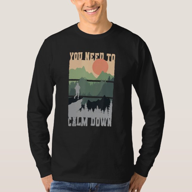 Camiseta Necesitas Calmarte Meditación (Anverso)