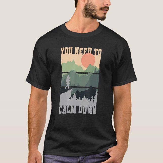 Camiseta Necesitas Calmarte Meditación (Anverso)