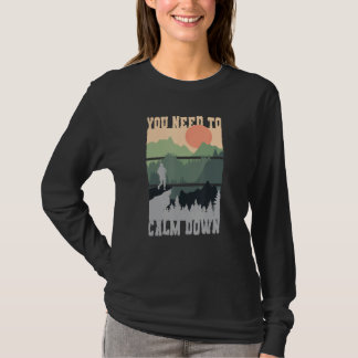 Camiseta Necesitas Calmarte Meditación