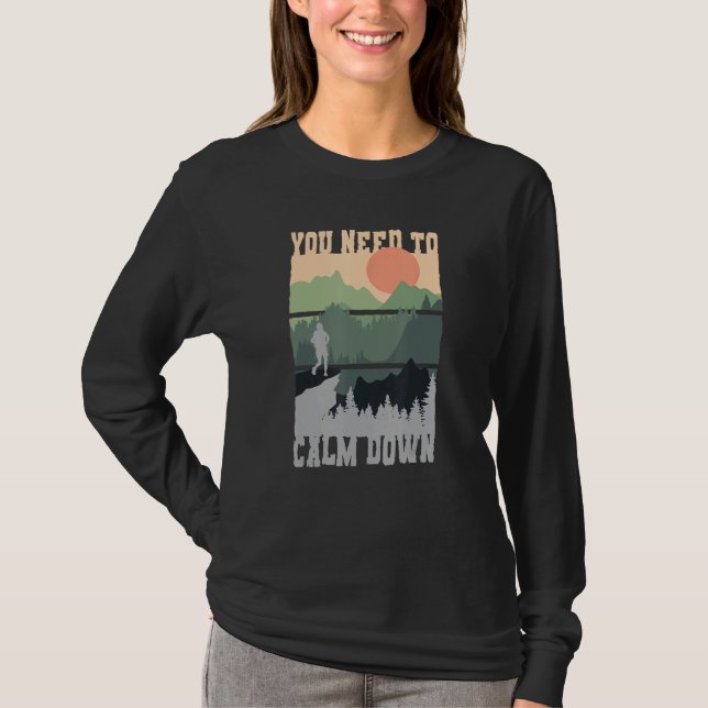 Camiseta Necesitas Calmarte Meditación (Anverso)