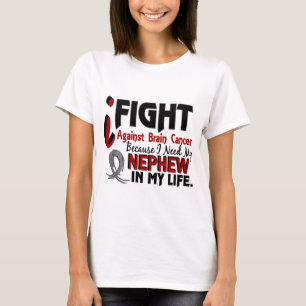 Camiseta Necesite a mi cáncer de cerebro del sobrino