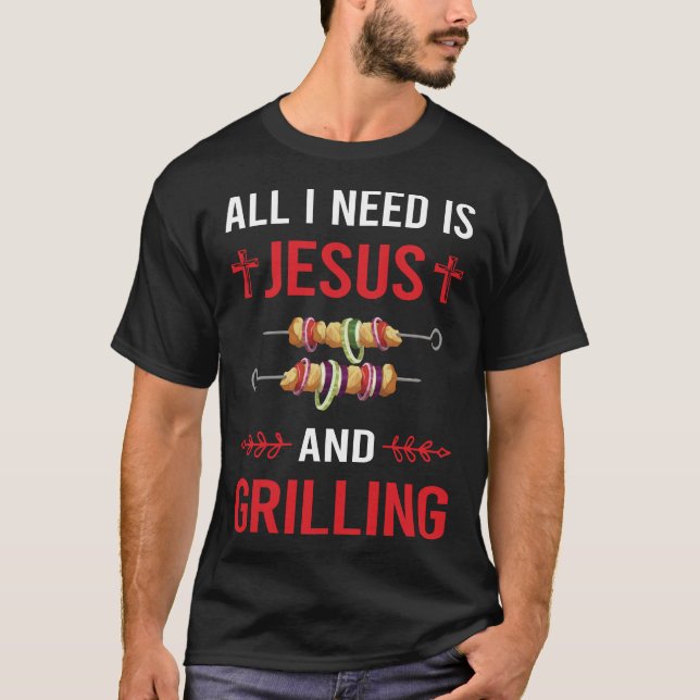 Camiseta Necesito a Jesús Gritando (Anverso)
