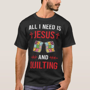 Camiseta Necesito a Jesús Quilt Quilter