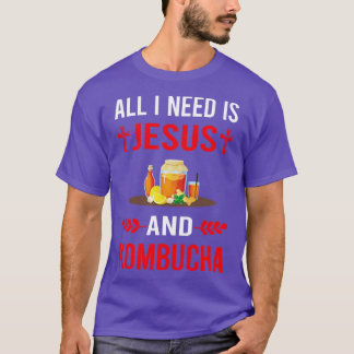 Camiseta Necesito A Jesús Y A Kombucha Booch