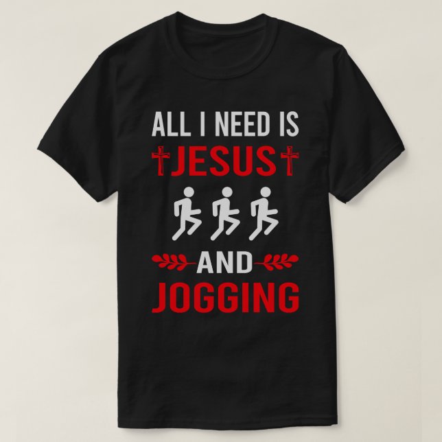 Camiseta Necesito A Jesús Y Jogging Jog Jogger (Diseño del anverso)