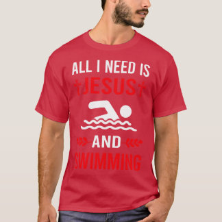 Camiseta Necesito A Jesús Y Nadador