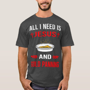 Camiseta Necesito A Jesús Y Panner De Panorama De Oro