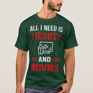 Camiseta Necesito A Jesús Y Películas