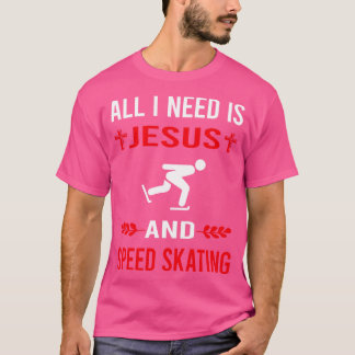 Camiseta Necesito A Jesús Y Skater De Patinaje Rápido