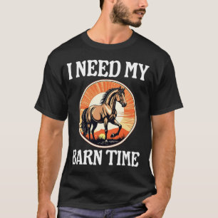 Camiseta Necesito a mi amante de los caballos divertidos en