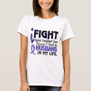 Camiseta Necesito a mi cáncer del esófago del marido