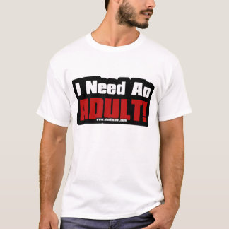 Camiseta Necesito a un adulto