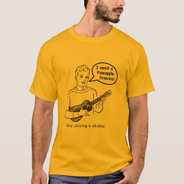 Camiseta Necesito a una princesa de la piña (Anverso)