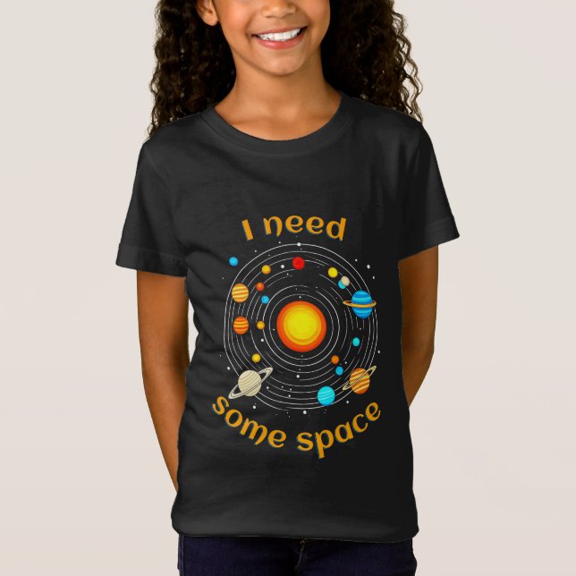 Camiseta Necesito algo de astronomía espacial Humor camiset (Anverso)