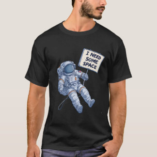 Camiseta Necesito Algo de Espacio – Astronauta Divertido Fr