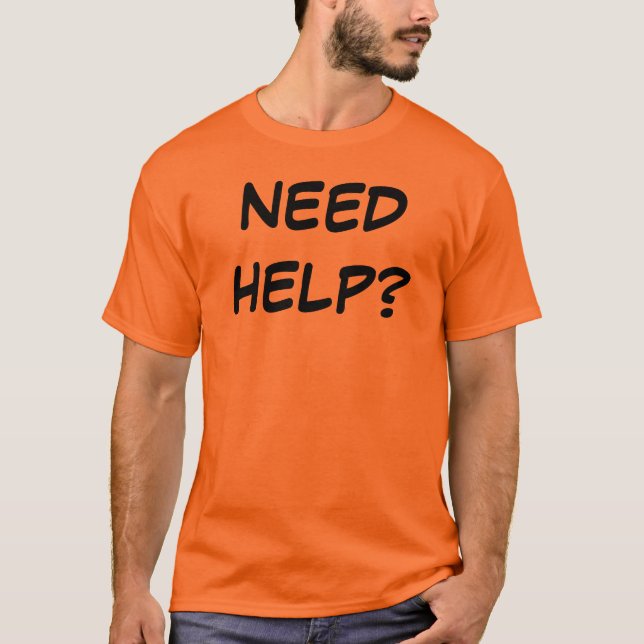 CAMISETA NECESITO AYUDA (Anverso)