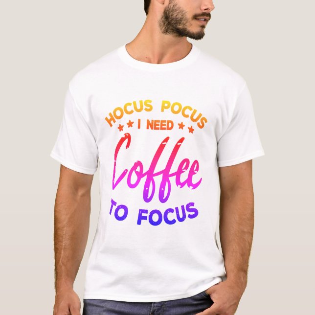 Camiseta Necesito Café (Anverso)