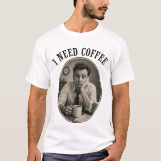 Camiseta Necesito café