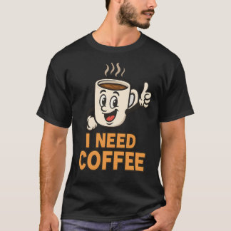 Camiseta Necesito café