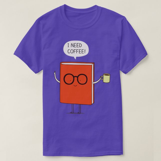 Camiseta Necesito café1 (Diseño del anverso)
