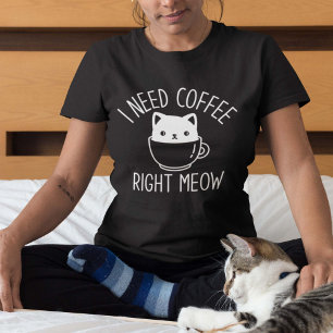 Camiseta Necesito café ahora mismo