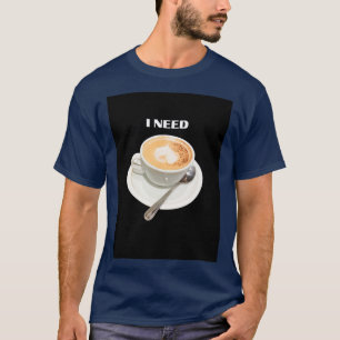 Camiseta Necesito café esencial TShirt clásico TShirt