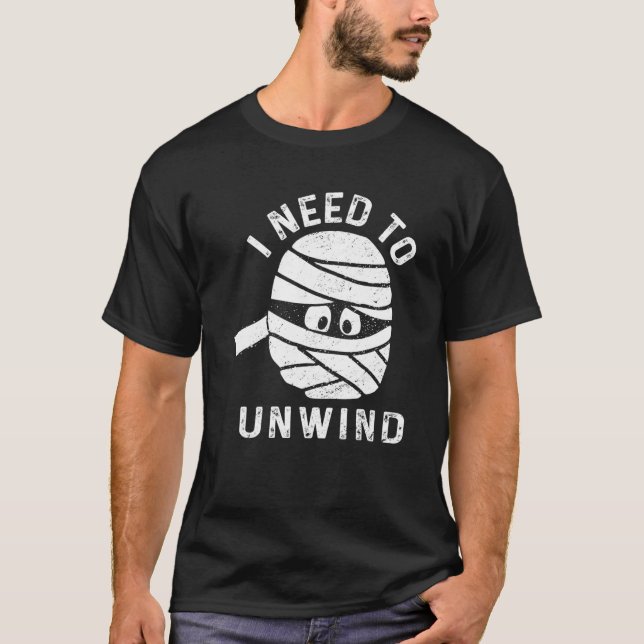 Camiseta Necesito Desenredar Las Divertidas Bandas De Mi Ma (Anverso)