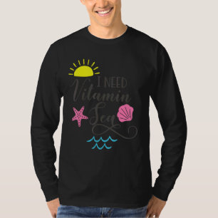 Camiseta Necesito el mar de la vitamina