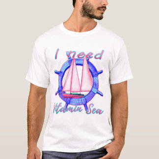 Camiseta Necesito el mar de la vitamina