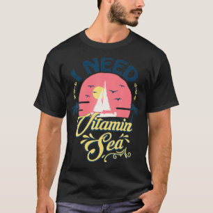 Camiseta Necesito el mar de la vitamina