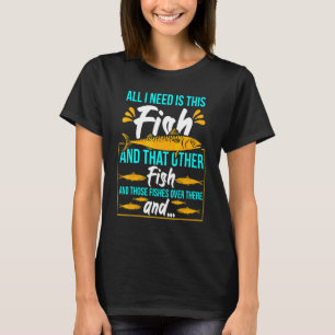 Camiseta Necesito ese pez y ese otro animal marino