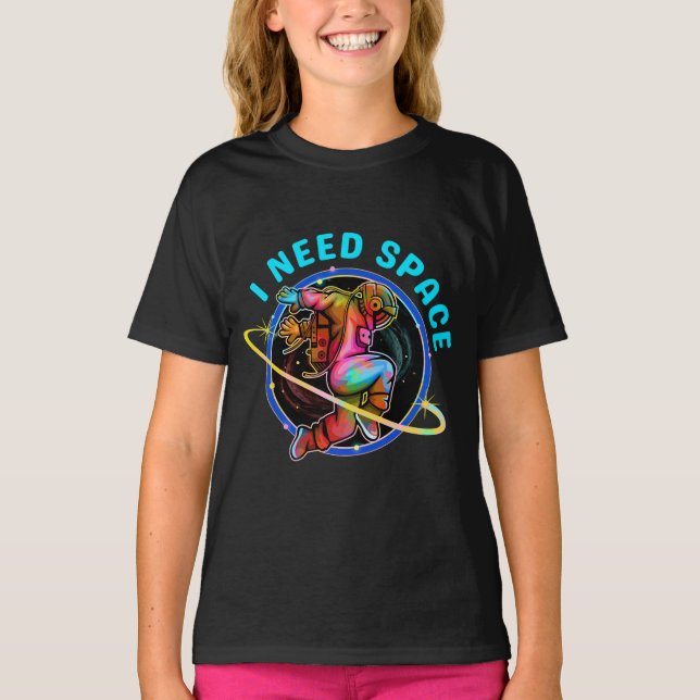 CAMISETA NECESITO ESPACIO (Anverso)