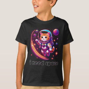 Camiseta Necesito espacio para gato