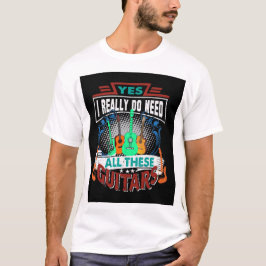 Camiseta Necesito este arte digital de los Guitars