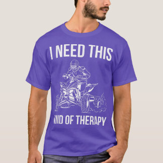 Camiseta Necesito Este Tipo De Terapia De Bicicleta Cuádrup
