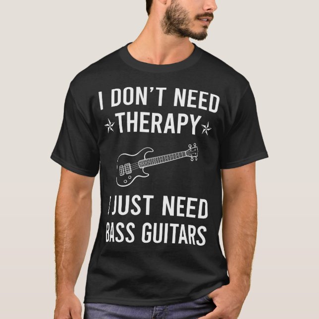 Camiseta Necesito Guitarista De Guitarra Bass (Anverso)