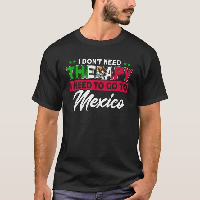 Camiseta Necesito Ir A Las Raíces De La Bandera De México M (Anverso)