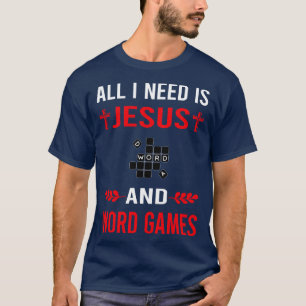 Camiseta Necesito Jesús Y Juegos De Palabras