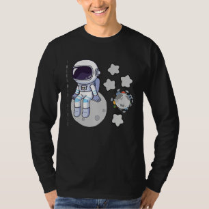 Camiseta Necesito más espacio Astronauta genial para hombre