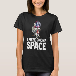 Camiseta Necesito Más Espacio Astronauta Vaca Geek De La Ci