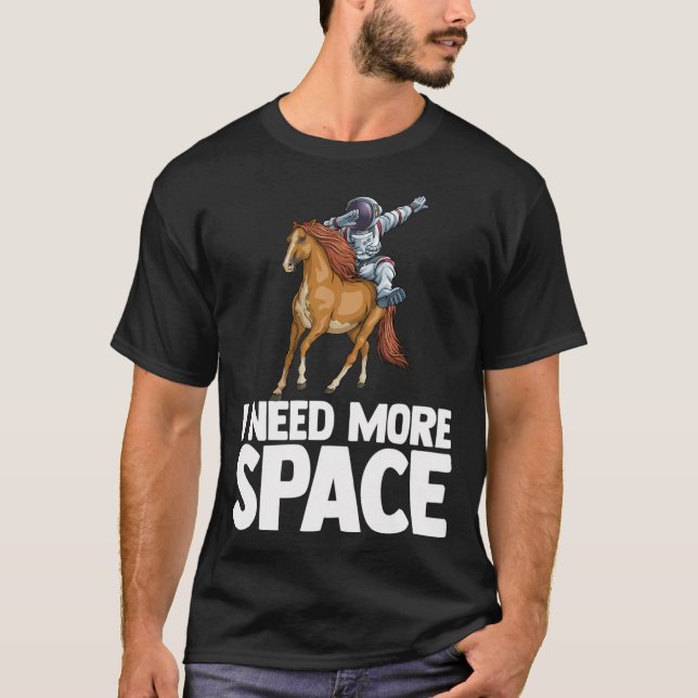 Camiseta Necesito más espacio en la ciencia del aula de cab (Anverso)