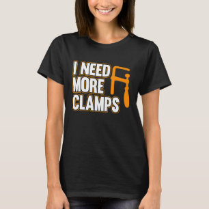 Camiseta Necesito Más Lámparas Carpintería Carpintería Made
