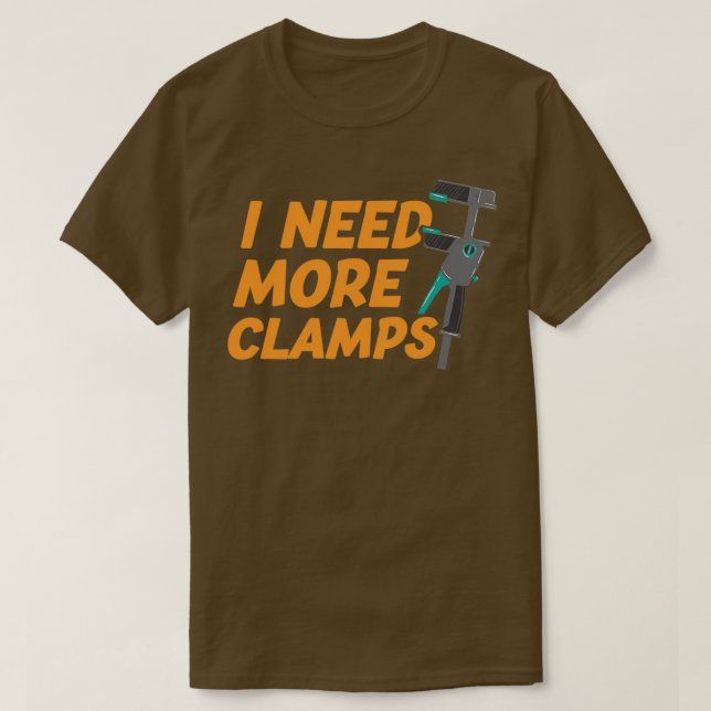 Camiseta Necesito Más Lámparas Carpintero De Trabajador De  (Diseño del anverso)